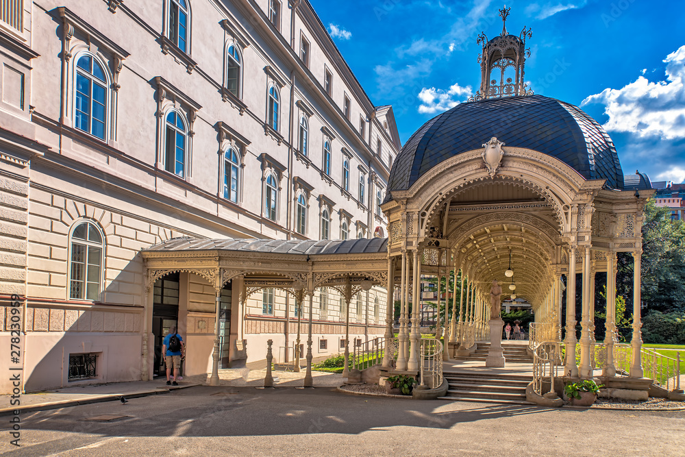 Parkkolonnade Architektur Gebäude Park Karlsbad