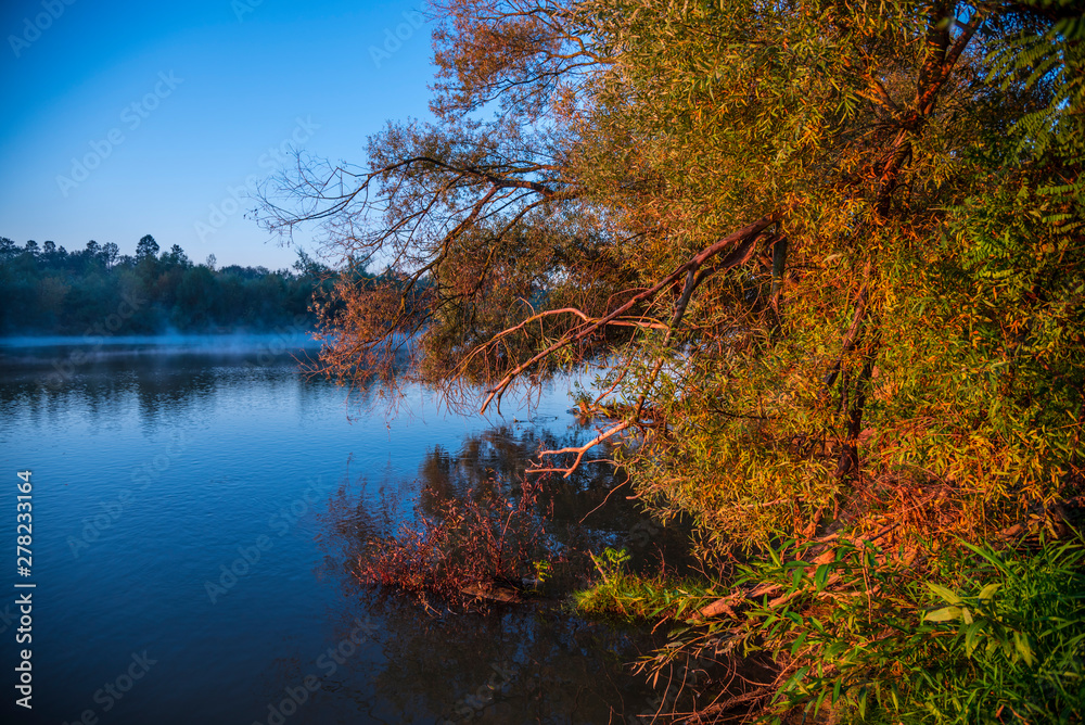 Obraz premium Sunrise on the river