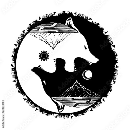 Wolf_Yin_Yang_Celtik