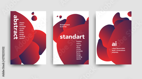 Abstract standart red