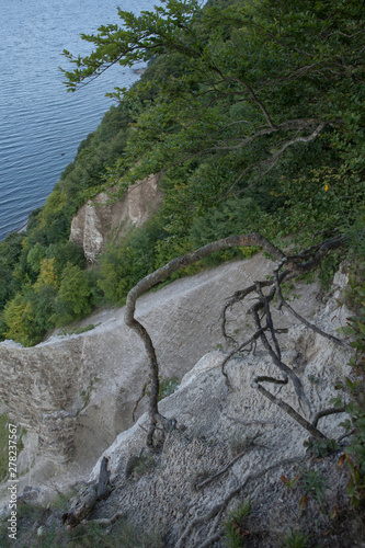 The Island of Rugen. Mecklenburg Vorpommern Chalk Cliffs. Coast 