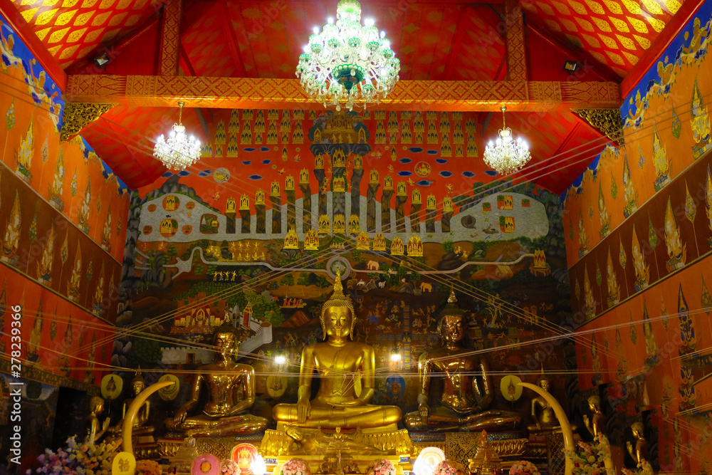 the most beautiful thai traditional church in temple