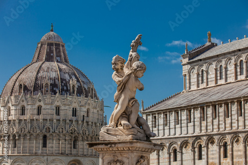 Fontana Dei Putti, Pisa Cathedral and the Baptistery of St. John