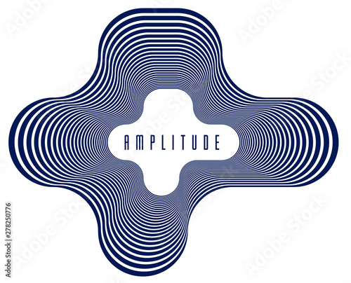 Fototapeta Naklejka Na Ścianę i Meble -  Abstract 3D trendy modern lines in perspective vector background, dimensional design cool element, funky style layout for ads posters banners and covers, perfect abstraction.