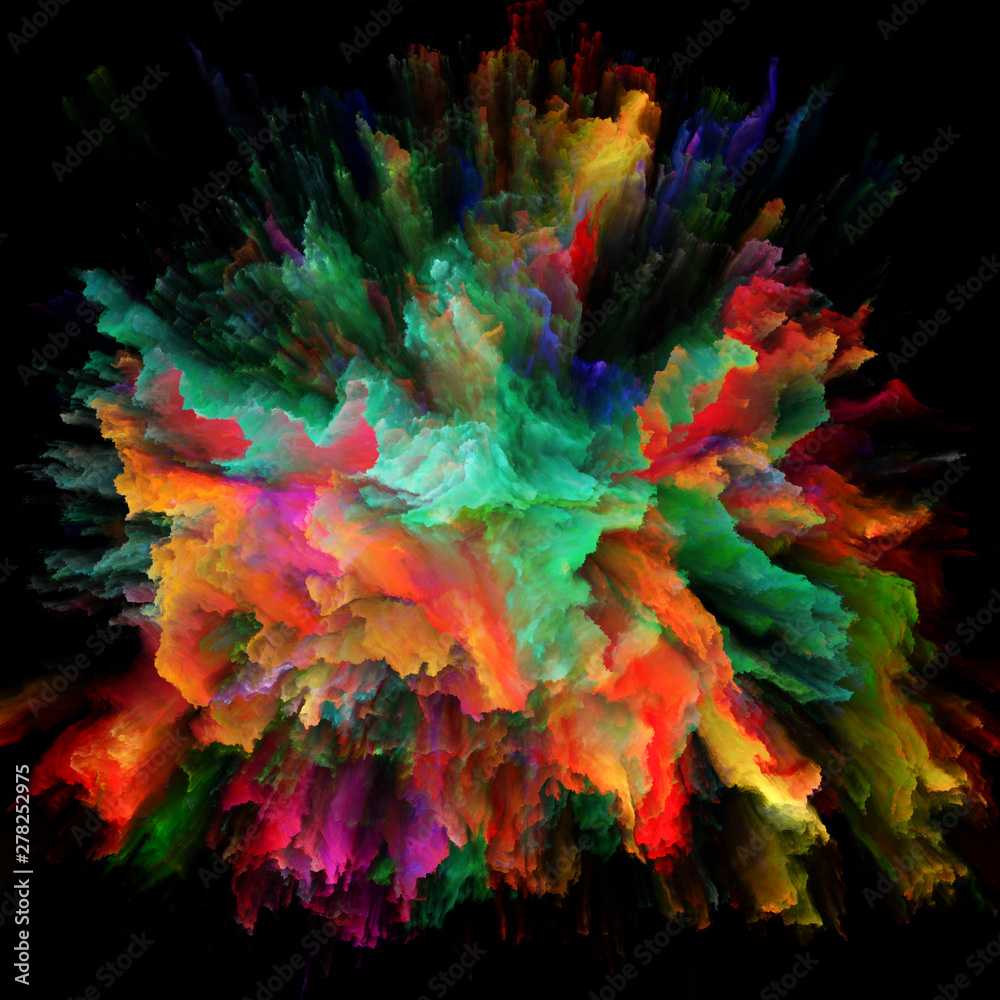 Energy of Color Splash Explosion