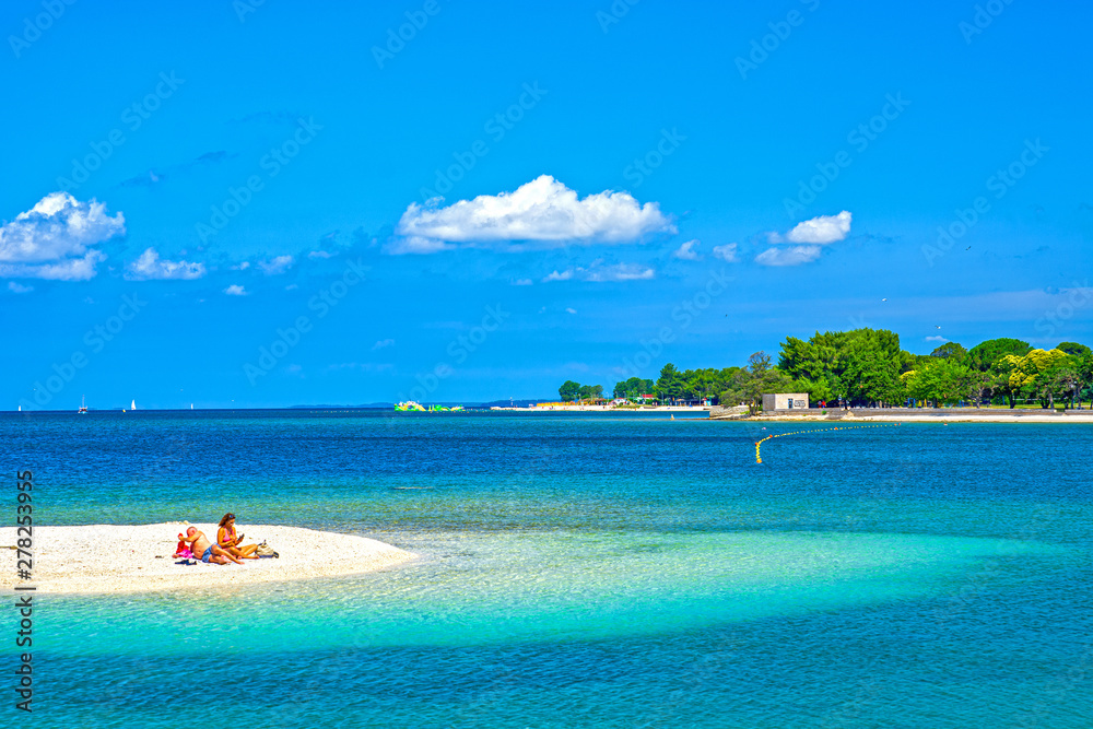 Beach in Croatia, Istria Peninsula