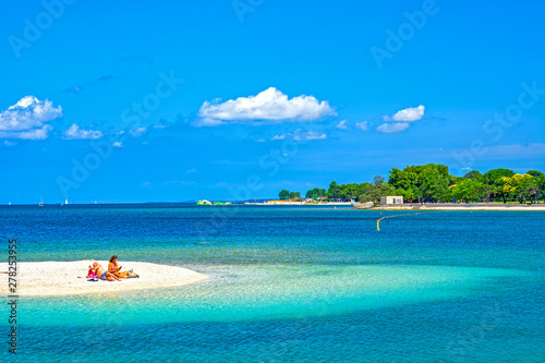 Beach in Croatia, Istria Peninsula