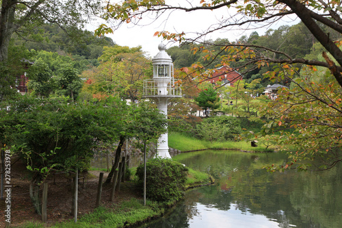 Nagoya, Japan - September 14: Meiji-mura open air architectural museum preserves historic buildings between 1867-1989 On September 14, 2014 Nagoya, Japan. photo