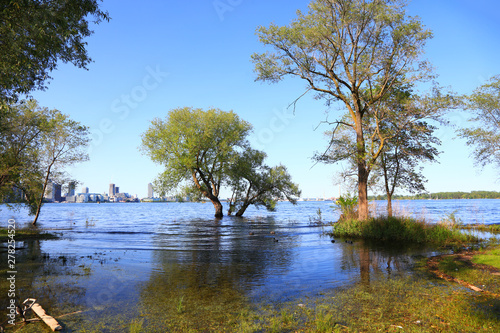 Photography Flood water in Center island near Toronto