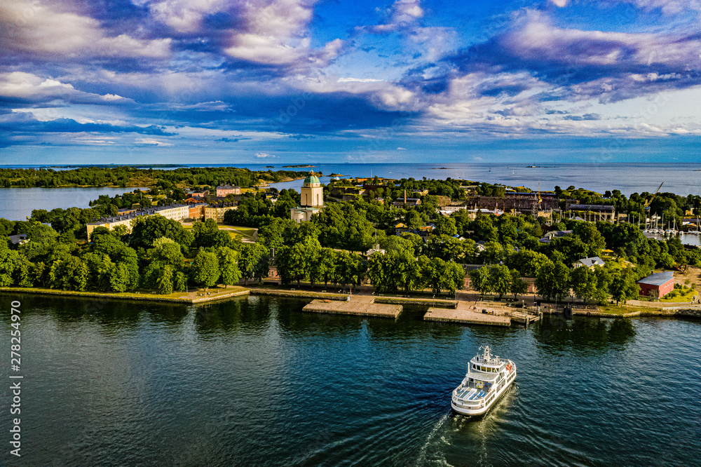 Helsinki aus der Vogelperspektive