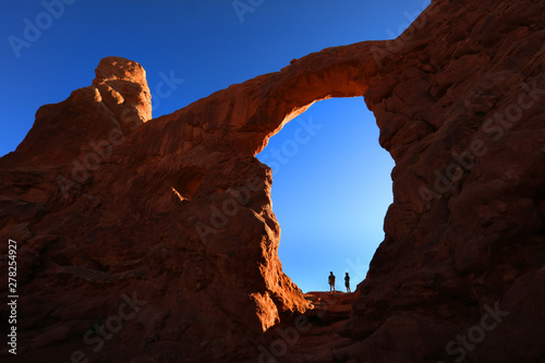 Arches national park large cove double arch
