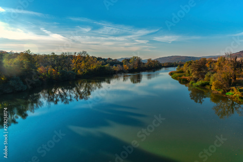 Fototapeta Naklejka Na Ścianę i Meble -  Landscape on the river