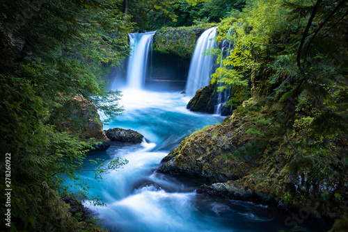 Spirit Falls in Washington along the Columbia River Gorge