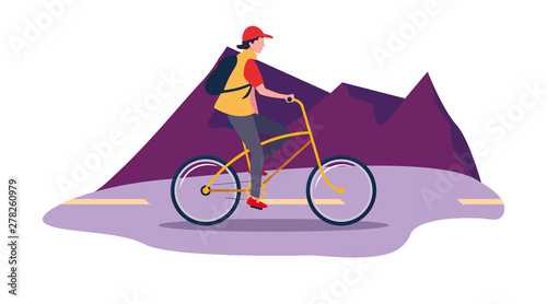 people riding bicycle activity image
