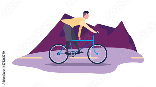 people riding bicycle activity image