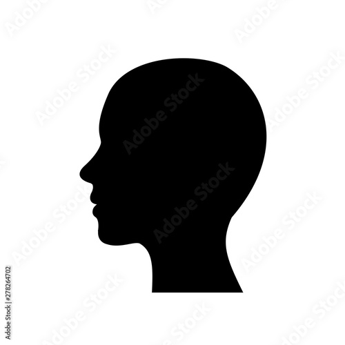 Head icon sign – for stock vector