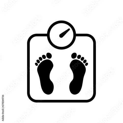 Scales for weighing icon – stock vector