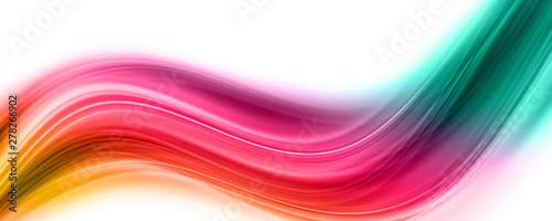 Abstract elegant wave panorama design with space for your text