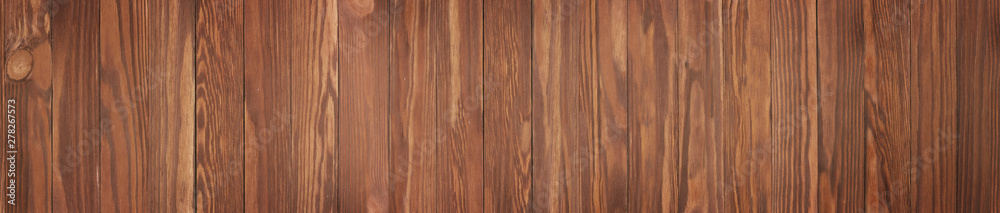 Wooden texture with natural pattern wallpaper, background brown wood - obrazy, fototapety, plakaty 