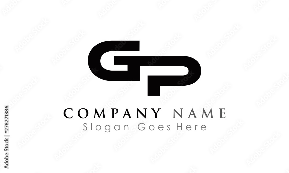 logo alphabet G & P logo alphabet G & P