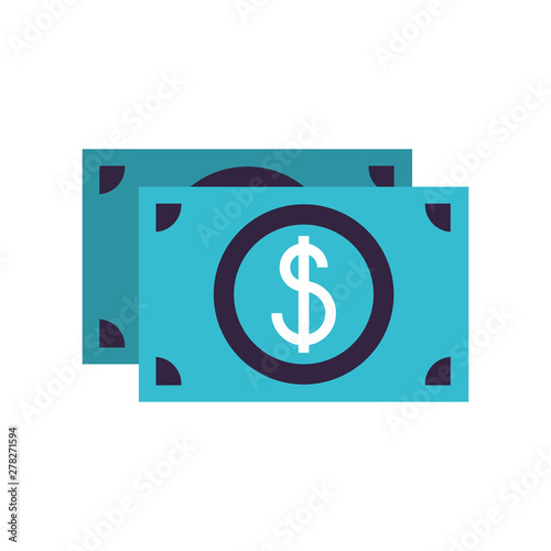 bills money dollars isolated icon