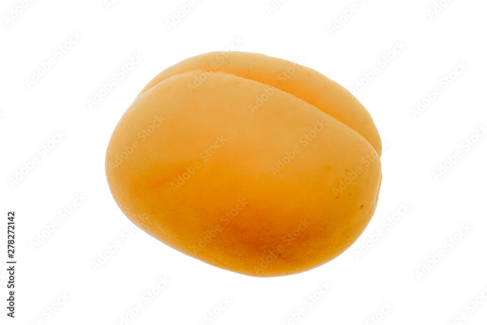 Fresh ripe bright apricot on a white background, isolated Fresh ripe bright apricot on a white background, isolated