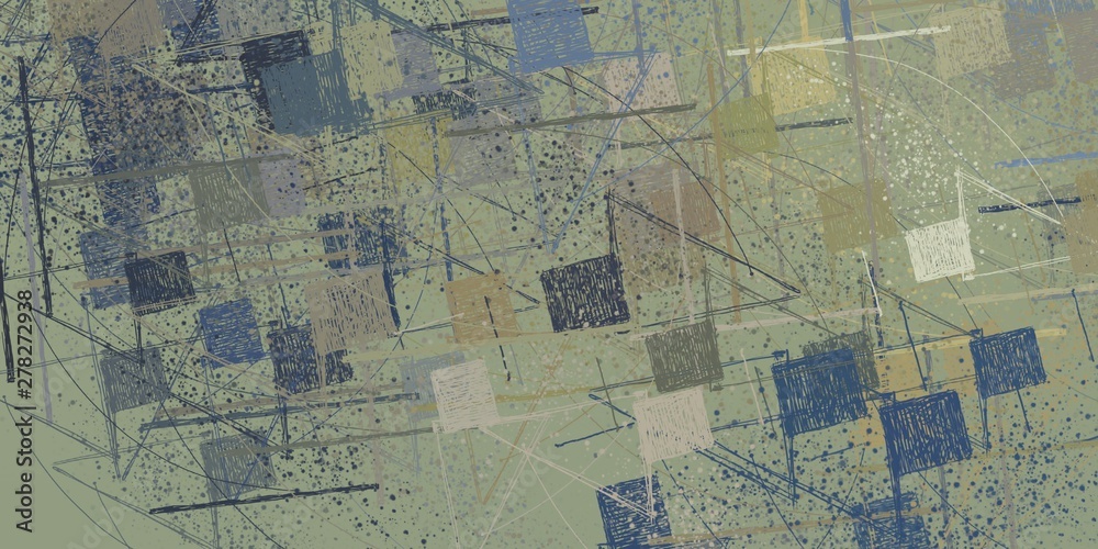 Naklejka premium Color texture. Backdrop material. Wall painting. Modern art. Wide brush. Painterly mix. Handmade background. Colorful pattern. Abstract. 2d illustration. Canvas surface. 
