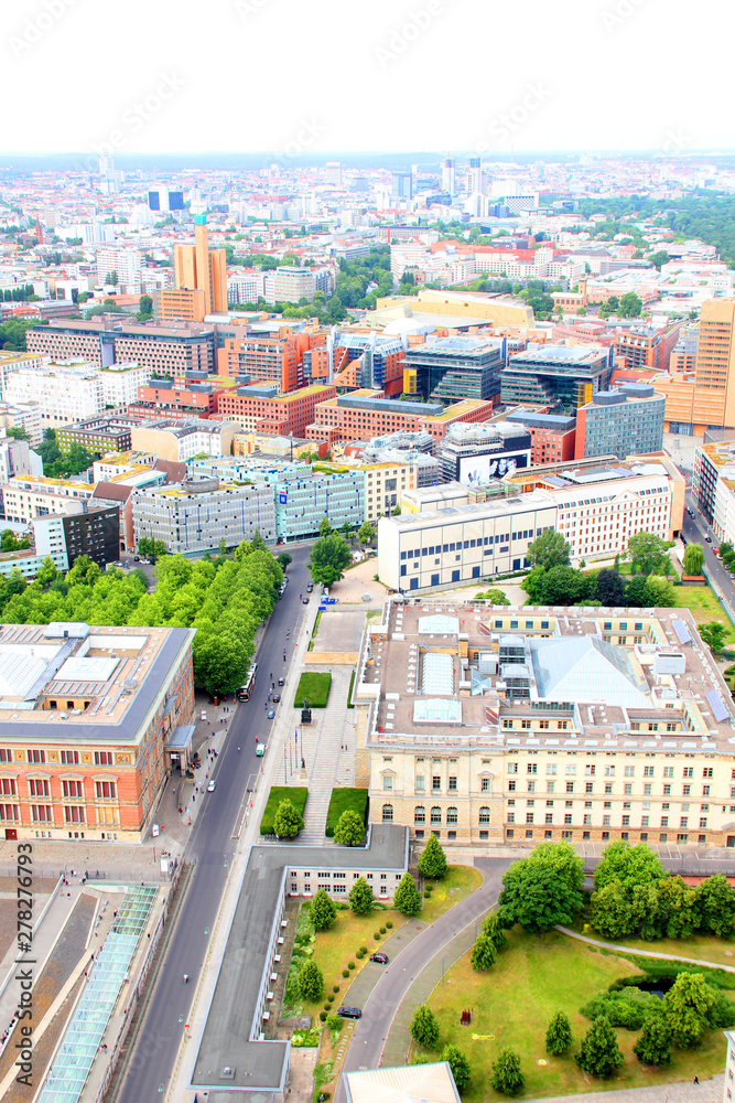 Aerial view of berlin