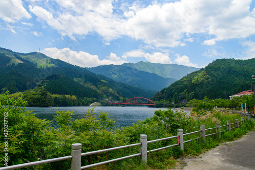 写真素材：金砂湖、四国中央市、愛媛県、風景