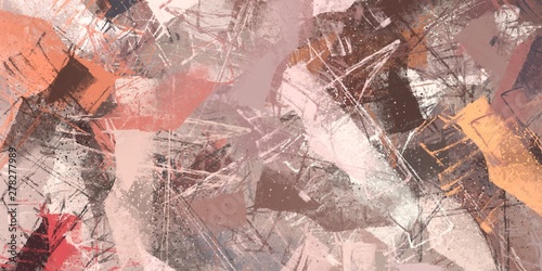 Backdrop material. Wall painting. Wide brush. Canvas surface. Painterly mix. Color texture. Colorful pattern. Handmade background. 2d illustration. Oil painting. Abstract.