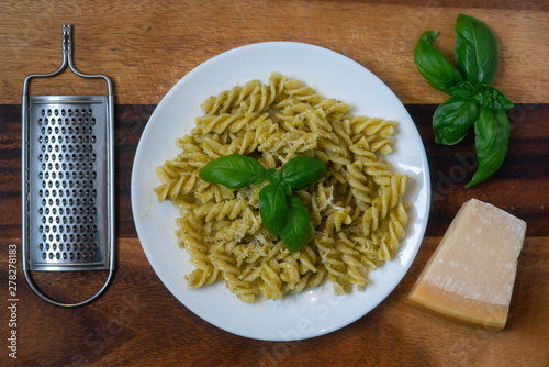 pasta with pesto