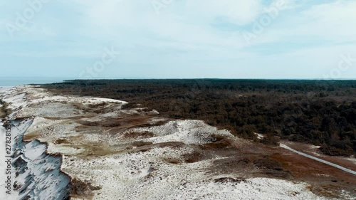 Aerial, Coast Of The Normandie, France, graded version photo