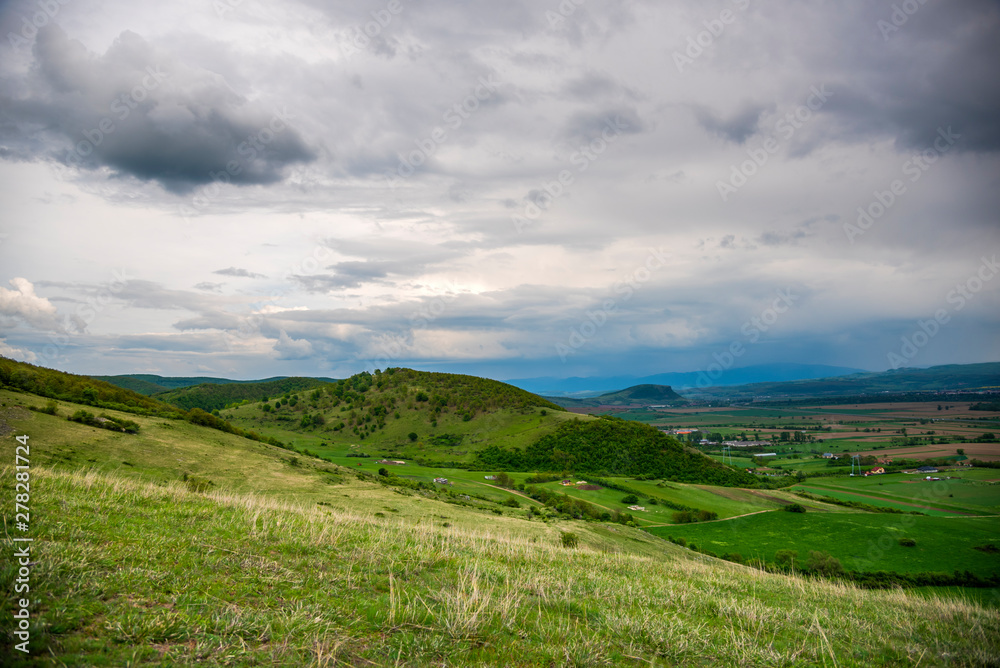 Obraz premium Storm clouds at the summer