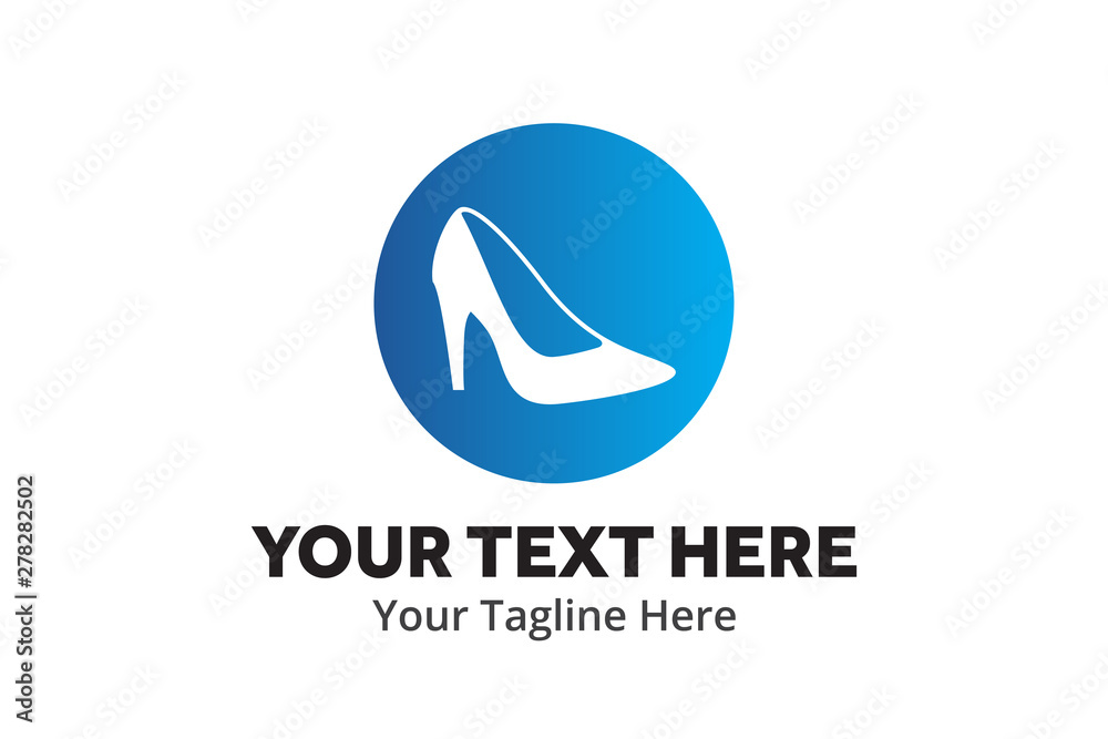 ladies shoes logo , ladies shoes simple logo creative design in flat style with color . shoes logo creative design for identity and business ladies shoes logo , ladies shoes simple logo creative design in flat style with color . shoes logo creative design for identity and business