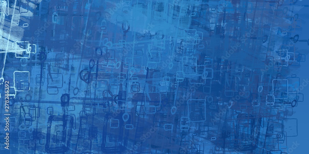 Fototapeta premium Handmade background. Backdrop material. Color texture. Colorful pattern. Modern art. Painterly mix. Wide brush. Canvas surface. Oil painting. Abstract. 2d illustration. 