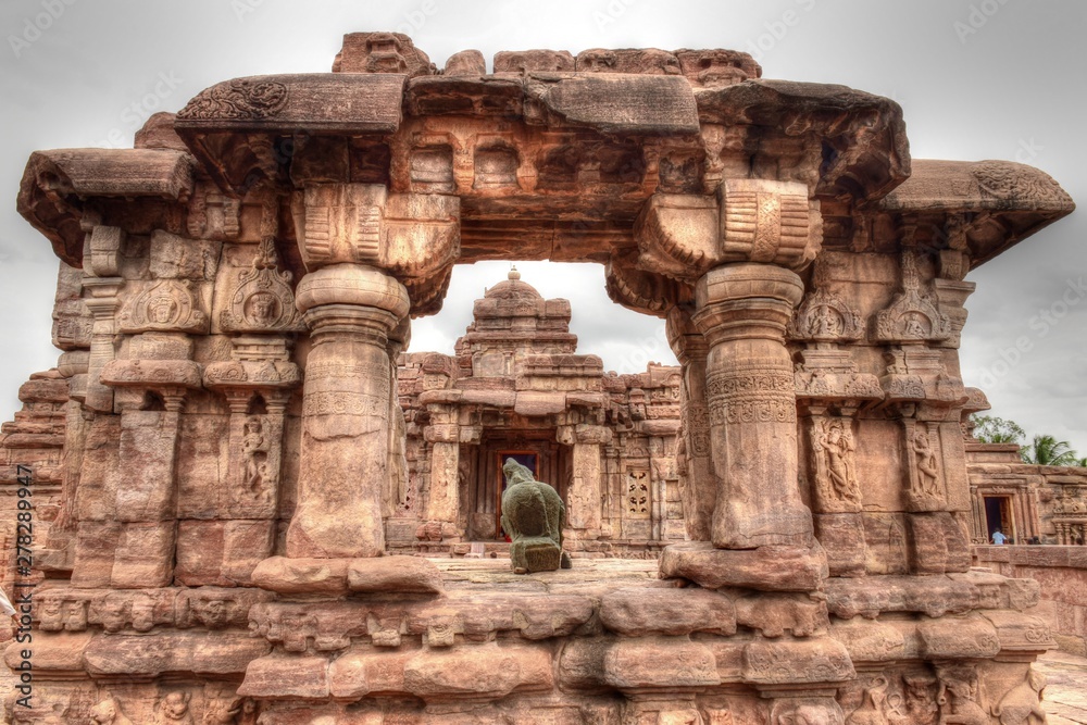The UNESCO World Heritage site of the Pattadackal Group of Temples