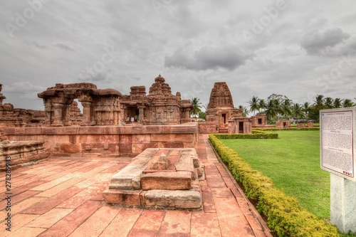 The UNESCO World Heritage site of the Pattadackal Group of Temples