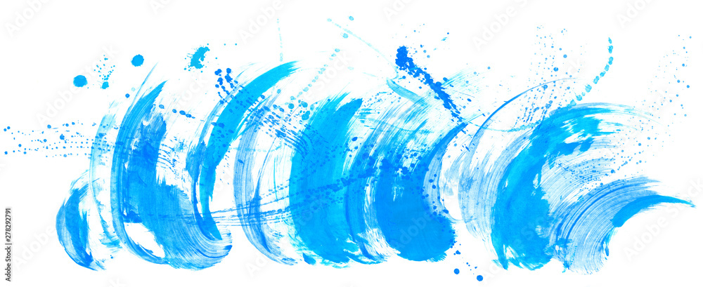 波しぶき 毛筆イラスト 手書き Stock Illustration Adobe Stock