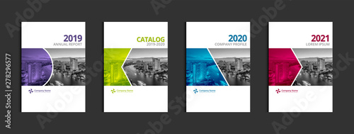 A4 template annual report business catalog company profile brochure magazine flyer booklet poster banner cover design vector.