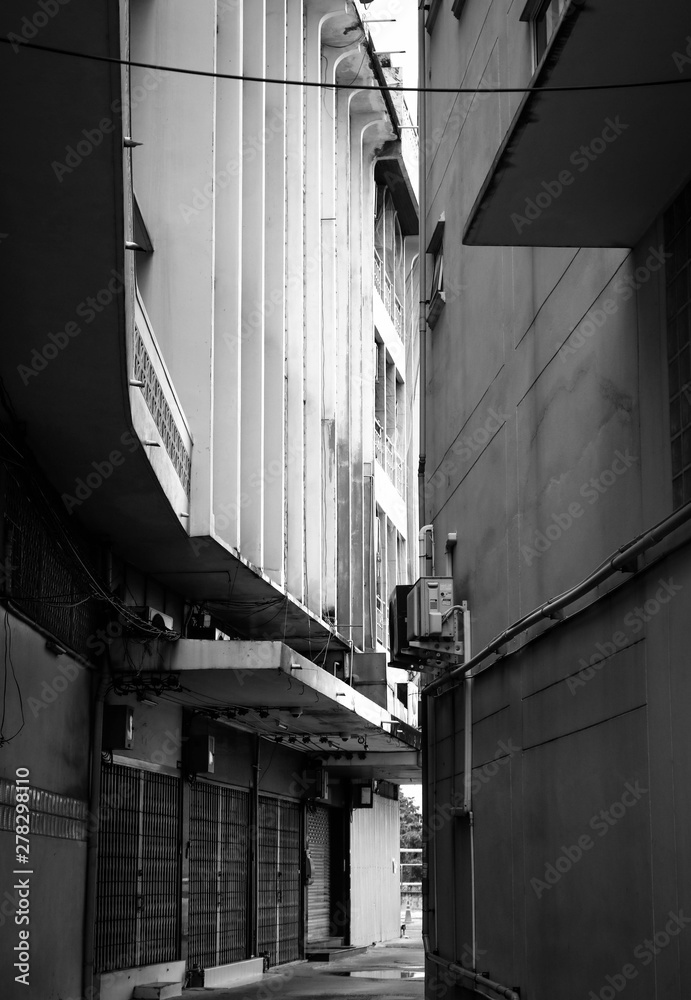 Fototapeta premium building with scaffolding