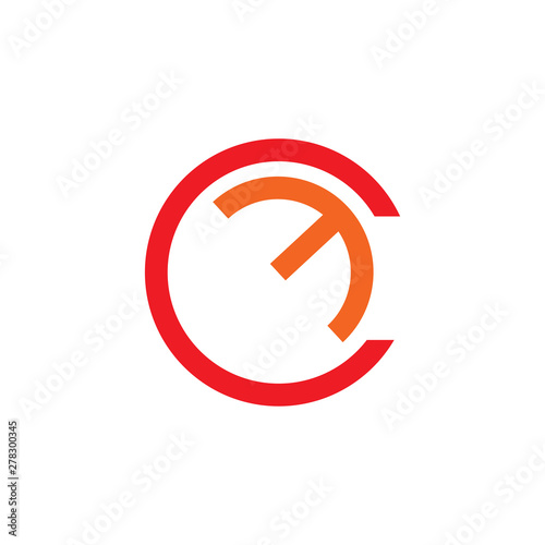 abstract circle logo template