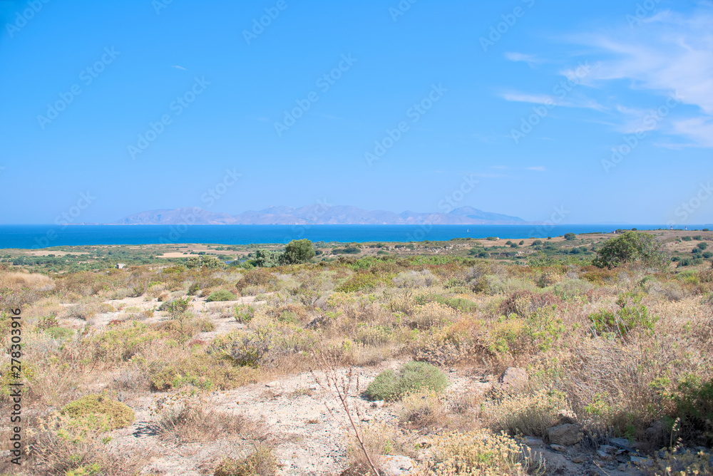 View from Andimachia / Kos to the island of Kalymnos