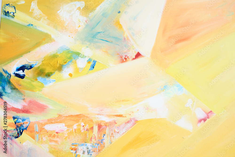 © Ivan Gener/Stocksy - Colorful abstract canvas detail. Artwork at studio. © Ivan Gener/Stocksy - Colorful abstract canvas detail. Artwork at studio.