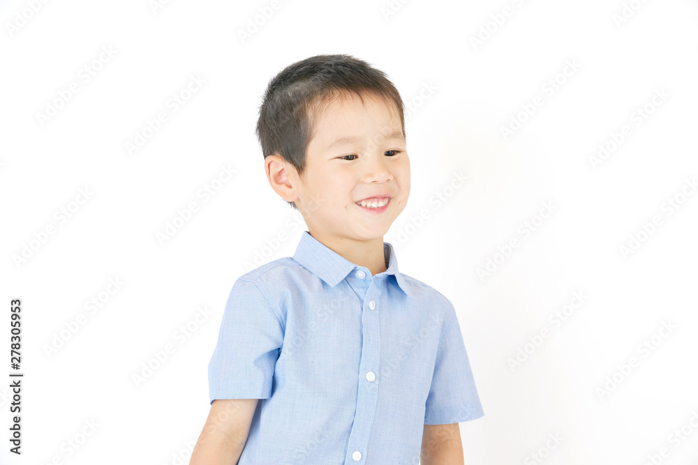 男の子 白バック 男の子 白バック