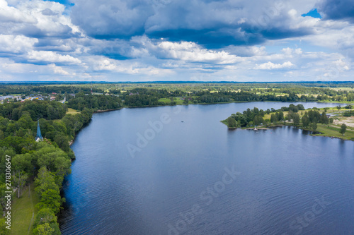 Daugava river at Koknese, Latvia.
