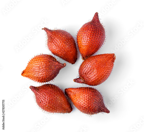 salak fruit isolated on white background