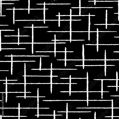 Texture black and white grunge. Background of cracks, chips, scuffs. Vintage surface covered with stains and dirt. For posters, banners, retro and urban design