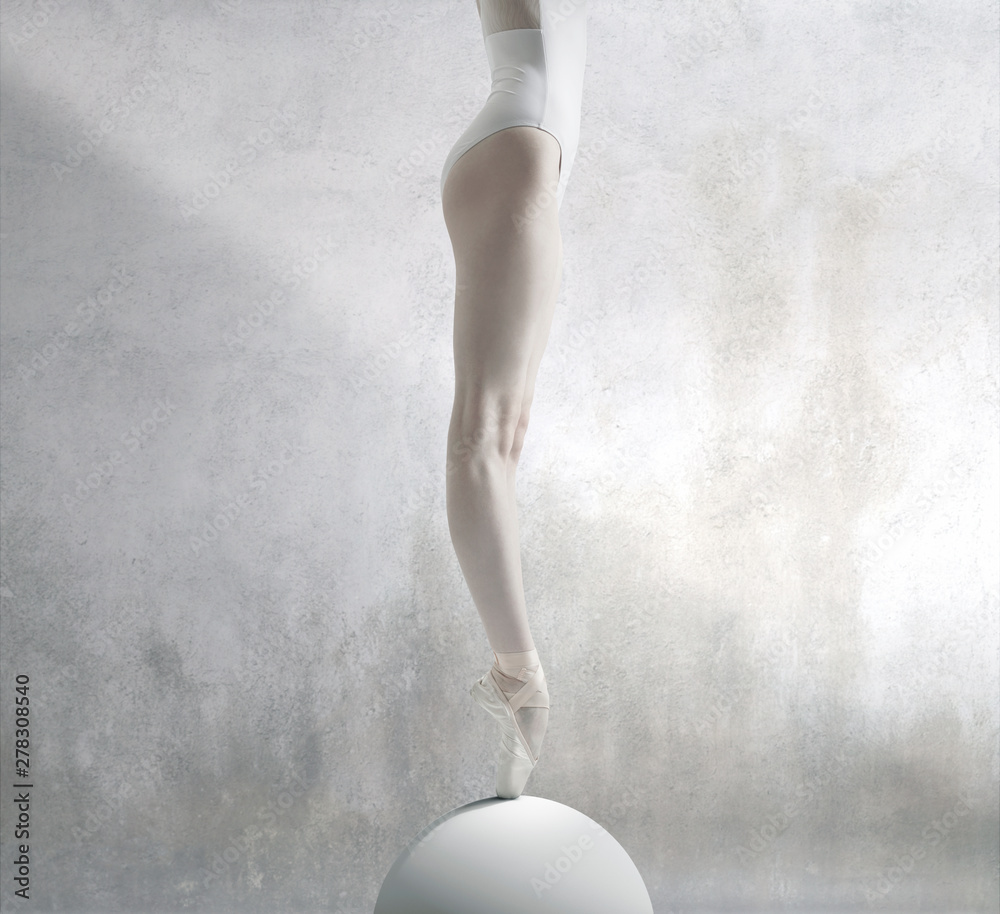 Ballerina en pointe
