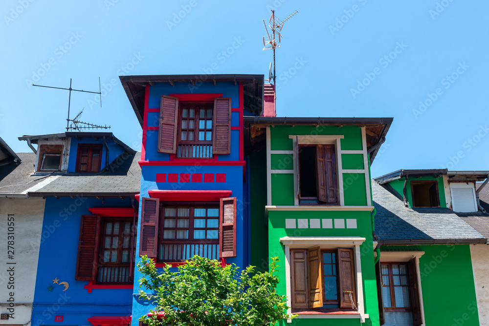 English style houses in Irala neighborhood, Bilbao, Spain