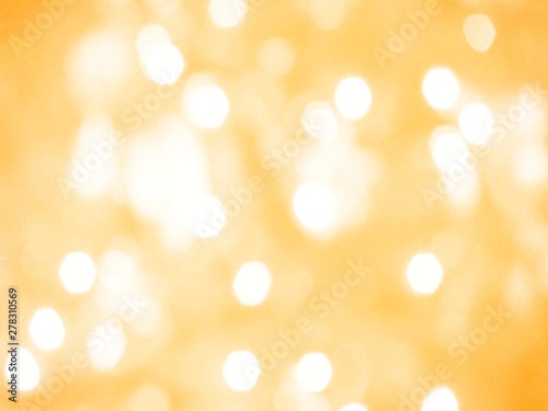 Abstract golden background with bokeh lights, christmas lights background
